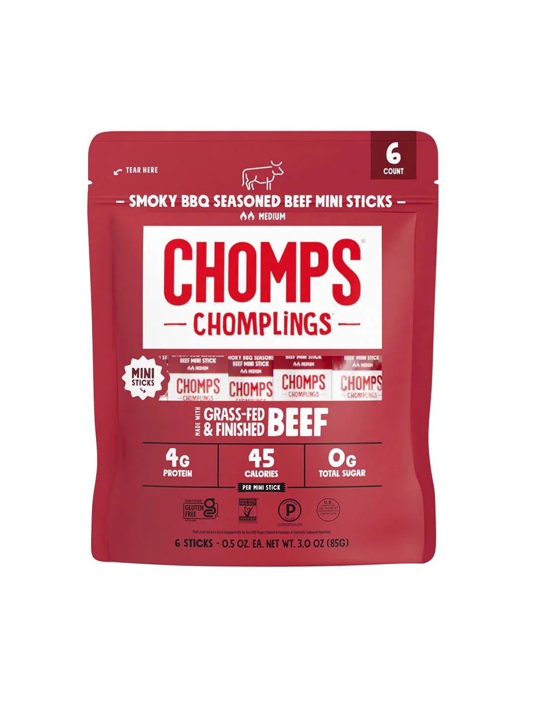 6 ct. Smoky BBQ Beef Chomplings